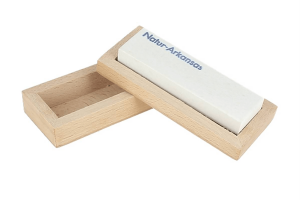 Pierre naturelle d'Arkansas RH Preyda polissage grain extra fin - coffret bois
