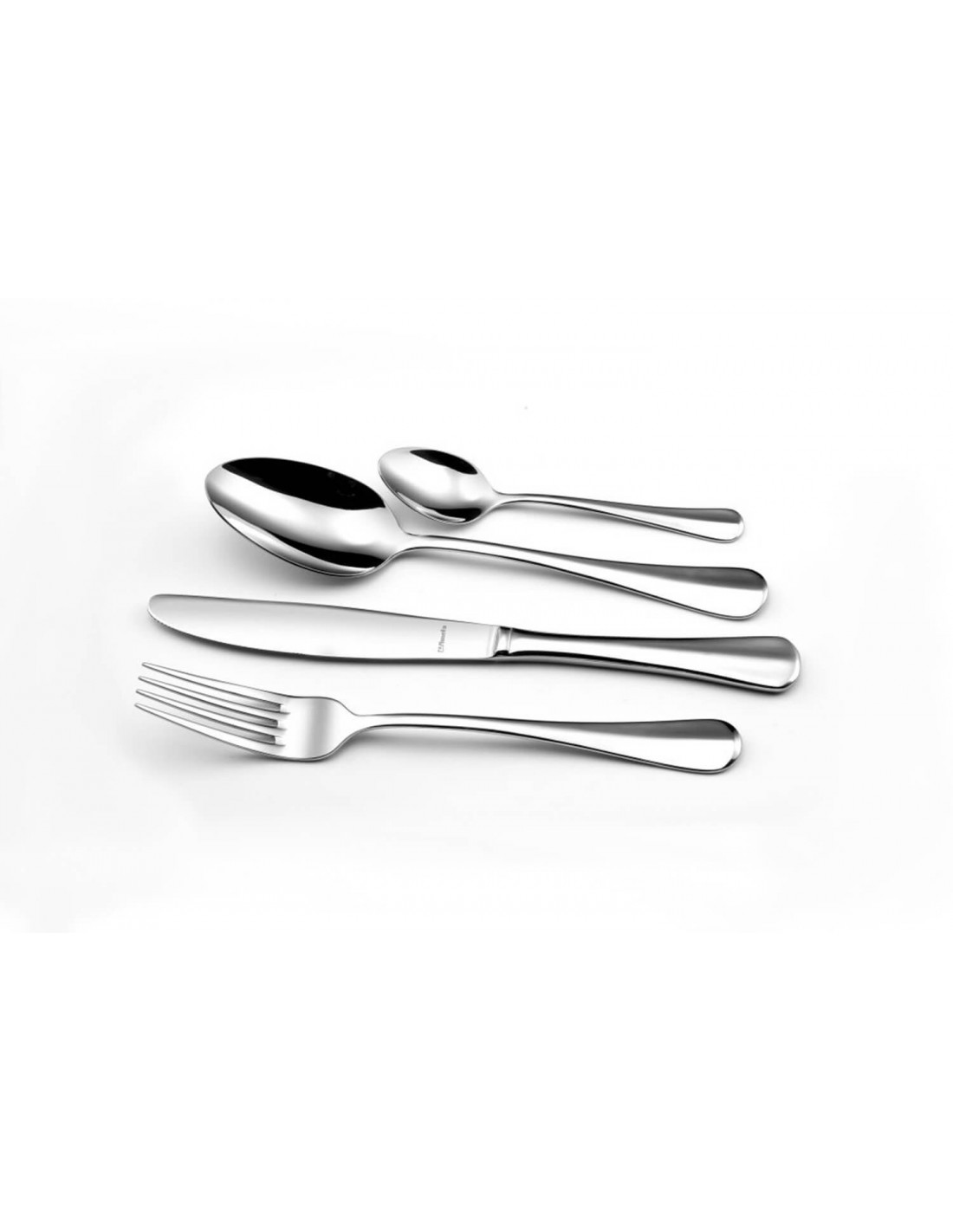 Ménagère 24 Pièces AMEFA Illusion - Acier Inoxydable 18/0 - Pour 6 Personnes - Design Double Face