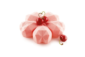 Moule en silicone Silikomart 3D Sakura Origami avec découpoir 2