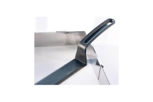 Spatule coudée angle droit Matfer Exoglass® - coloris noir 25cm 2