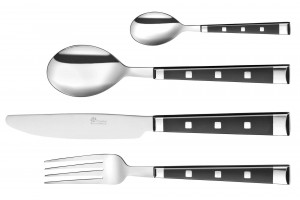 Ménagère Belle Table Noir Pradel Excellence - 16 pièces acier inox