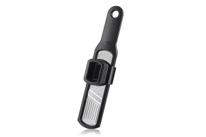 Râpe et coupe-ail Gefu Rafino sur inox 23cm