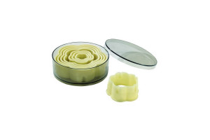 8 découpoirs fleurs cannelées en Polyglass®