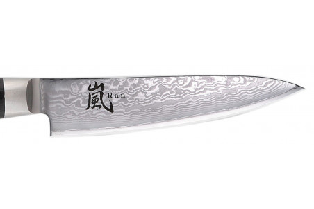 Couteau d'office japonais Yaxell Ran - lame 12cm damas 69 couches et acier VG10