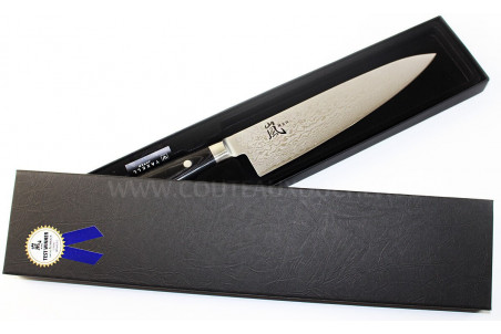 Couteau de chef japonais Yaxell Ran - lame 20cm damas 69 couches et acier VG10