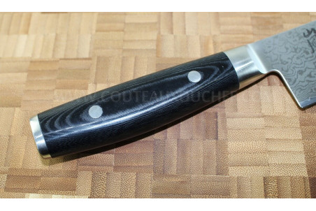 Couteau de chef japonais Yaxell Ran - lame 20cm damas 69 couches et acier VG10
