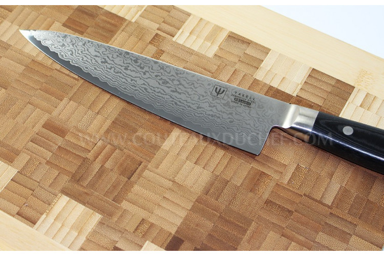 Couteau de chef japonais Yaxell Ran - lame 20cm damas 69 couches et acier VG10