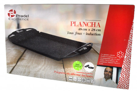Plancha grill Pradel Excellence Premium en fonte 48x28cm