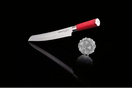 Couteau à pain Dick Red Spirit lame en inox et manche rouge - 26cm