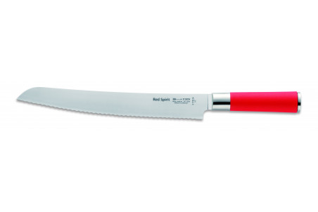 Couteau à pain Dick Red Spirit lame en inox et manche rouge - 26cm