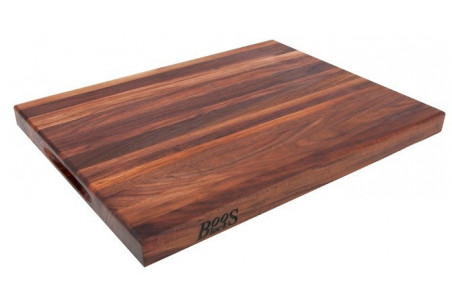 Planche à découper double face Boos Blocks Gourmet en noyer noir 61x46cm