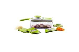 Mandoline de cuisine Kitchen Artist épaisseur réglable - 4 lames amovibles 2