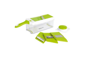 Mandoline de cuisine Kitchen Artist épaisseur réglable - 4 lames amovibles