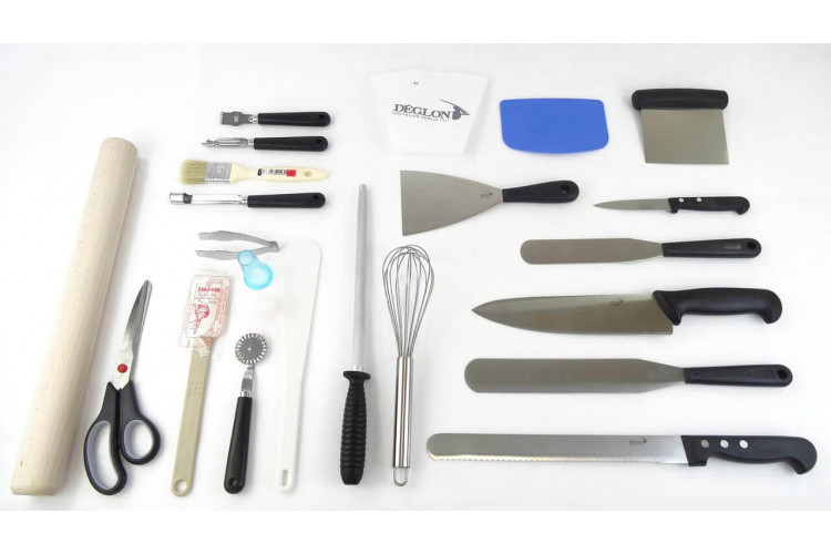 Mallette de boulanger / pâtissier 33 accessoires Urban Case DEGLON bleue