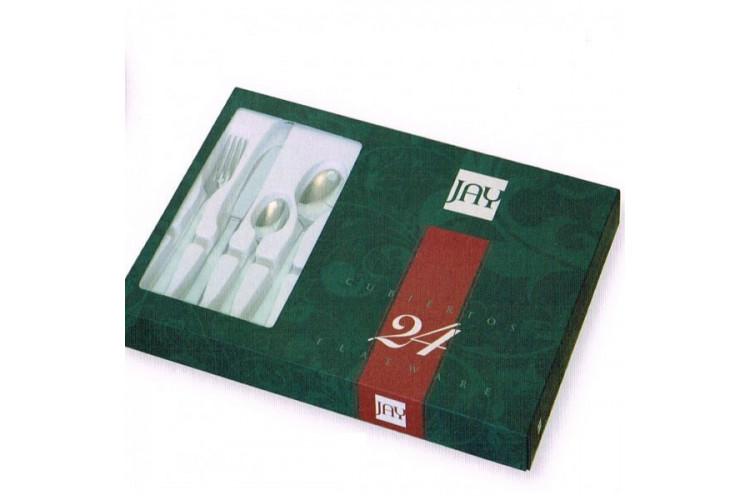 Ménagère JAY gamme Titanio 24 couverts de table