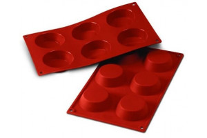 Moule en silicone Silikomart Silicon Flex 6 tartelettes 7cm