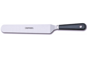 Spatule coudée Bargoin acier inox trempé - 24cm et manche polypropylène