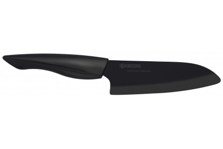 Couteau Santoku Kyocera noir lame céramique 14cm