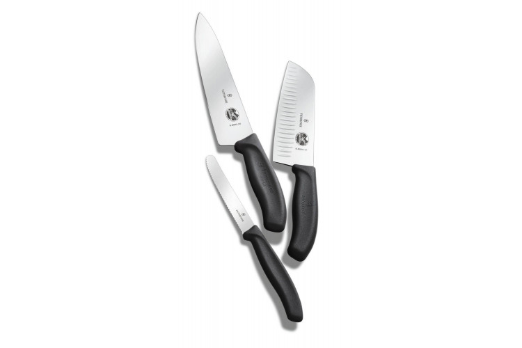Couteau à découper 15cm Victorinox SwissClassic manche polypropylène noir