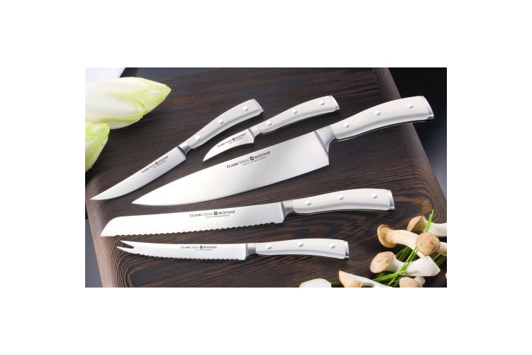 Fourchette à viande Wusthof Classic Ikon blanc 16cm