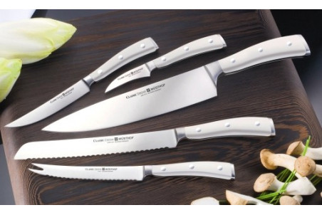 Fourchette à viande Wusthof Classic Ikon blanc 16cm