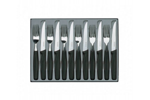 Set de 12 couteaux et fourchettes Victorinox lame inox et manche polypropylène