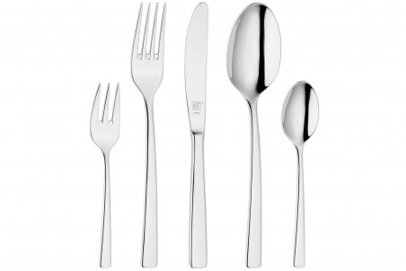 Ménagère polie 30 couverts Zwilling Loft acier inox 18/10