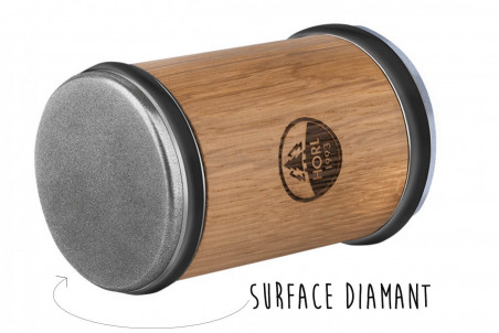 Aiguiseur HORL® 2 en chêne avec support magnétique S-Pad
