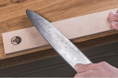 Cuir d’affûtage Horl® en vachette tannage végétal