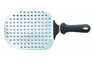 Pelle de service perforée en inox 18x22cm