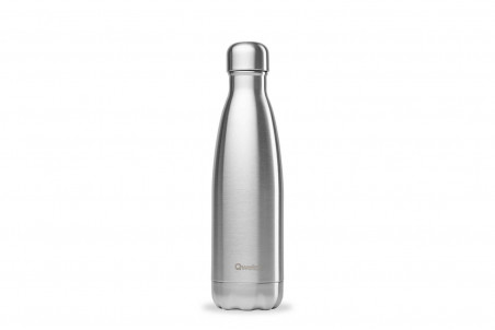 Bouteille isotherme Qwetch Originals inox gris brossé