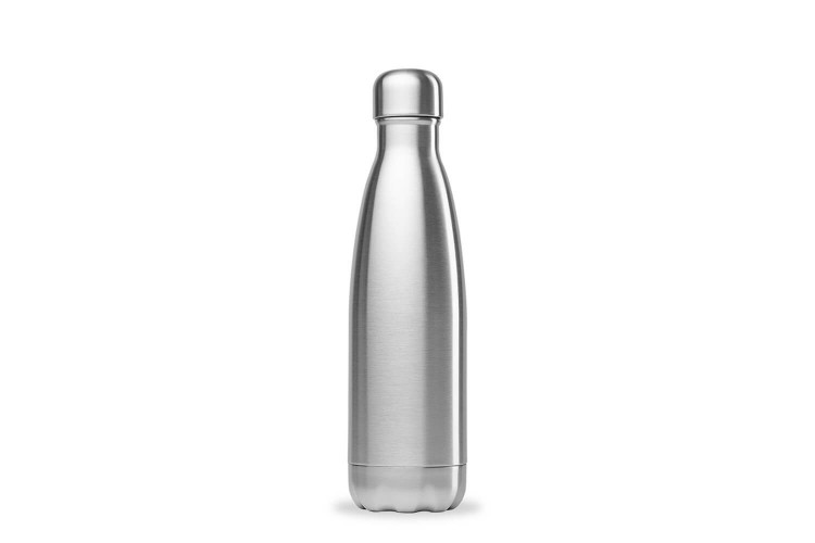 Bouteille isotherme Qwetch Originals inox gris brossé