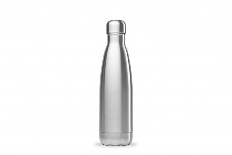 Bouteille isotherme Qwetch Originals inox gris brossé