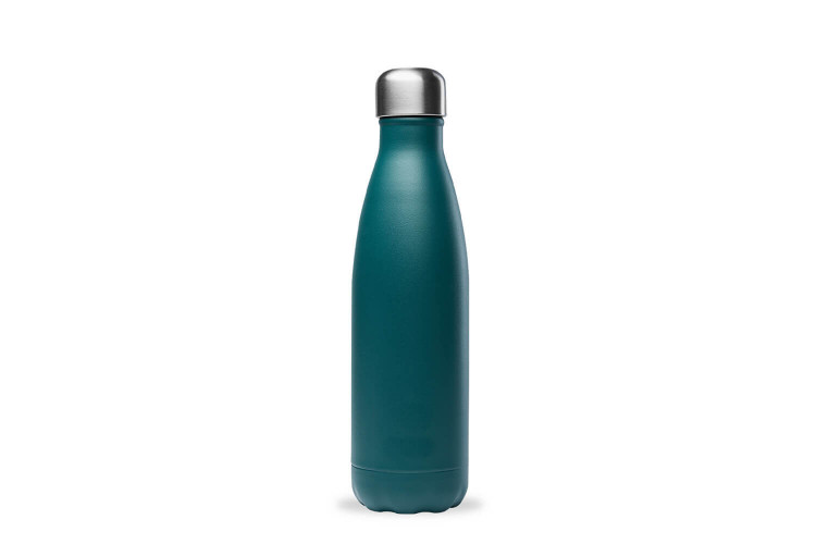 Bouteille isotherme Qwetch Matt vert émeraude inox 500ml