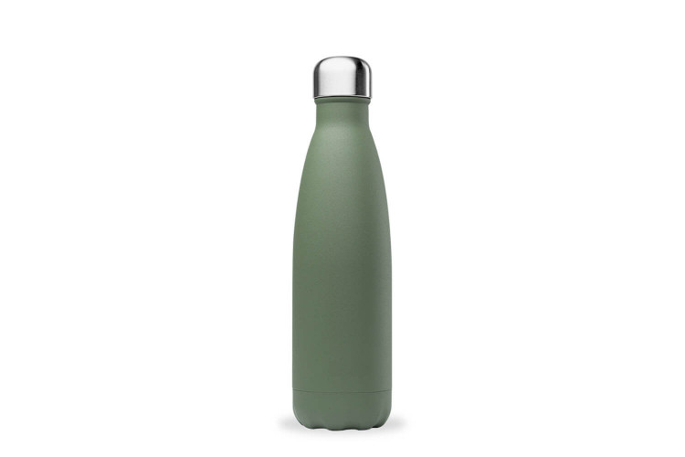 Bouteille isotherme Qwetch Granite kaki inox étanche