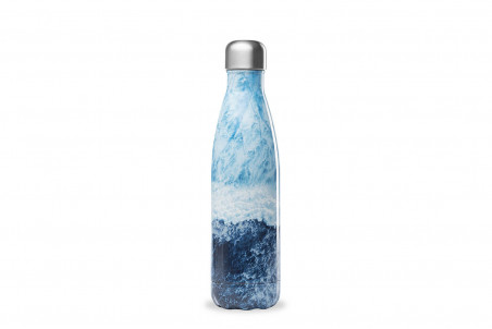 Bouteille isotherme Qwetch Ocean Lover tout inox à double paroi - Édition limitée