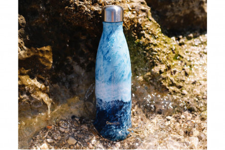 Bouteille isotherme Qwetch Ocean Lover tout inox à double paroi - Édition limitée