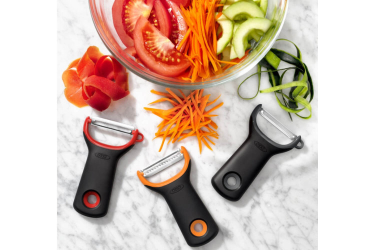 Set 3 éplucheurs à légumes OXO Prep lames en inox