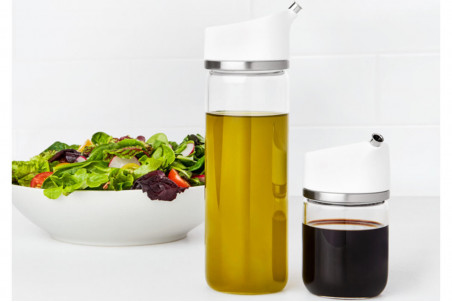Huilier/vinaigrier OXO en verre