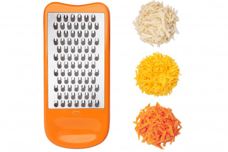 Lot OXO de 2 râpes lames inox + 1 éminceur + 1 spiralizer avec récupérateur