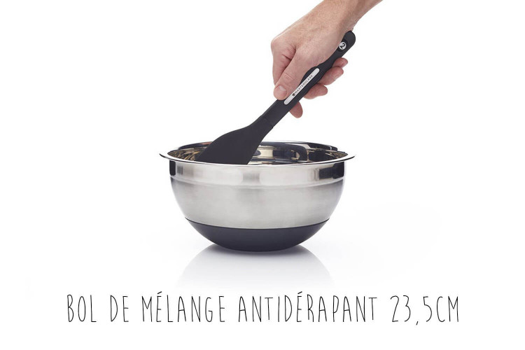 Set de 3 bols empilables Kitchencraft MasterClass Smart Space en acier inox