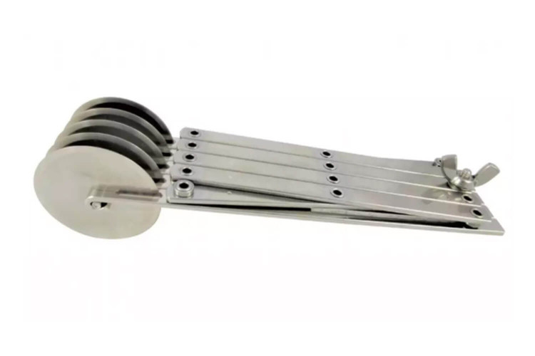 Rouleau multicoupe simple 5 roulettes lisses en inox