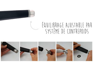 Couteau d'office De Buyer FK2 lame 9cm - équilibre ajustable 2