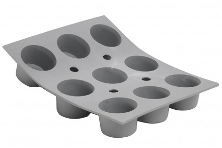 Moule en silicone De Buyer Elastomoule 9 ou 15 mini muffins
