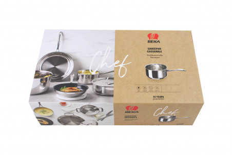 Casserole Beka Chef en acier inoxydable 18/10