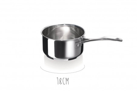 Set de 3 casseroles Beka Chef en acier inox - 16, 18 et 20cm