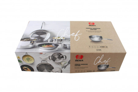 Saucière Beka Chef en inox 18/10 Ø20cm