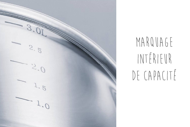Faitout avec couvercle Beka Chef en inox 18/10