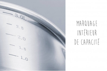 Faitout avec couvercle Beka Chef en inox 18/10