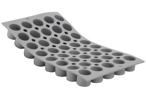 Moule en silicone De Buyer Elastomoule 40 mini-cylindres 30x17,6cm